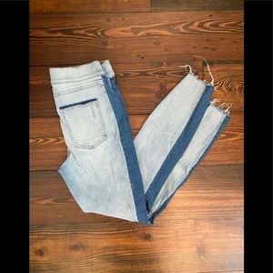 👖 SPANX distressed two-toned jeans 👖
